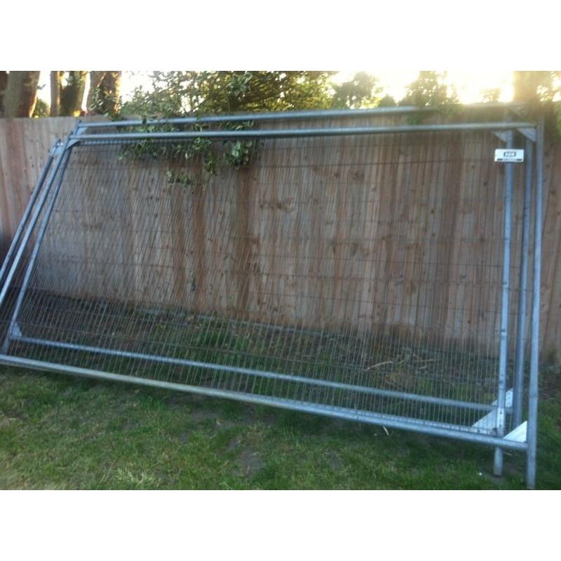 Heras Fencing / Fence Panels x3