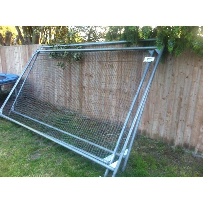 Heras Fencing / Fence Panels x3