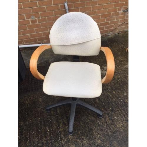 Salon back wash and hair dressing chair