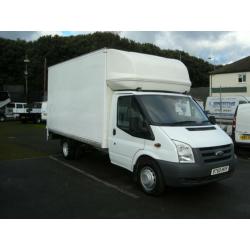 2010/60 FORD TRANSIT T350 115 EF LWB DRW GRP RWD LUTON WITH TAIL LIFT DIESEL VAN
