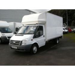 2010/60 FORD TRANSIT T350 115 EF LWB DRW GRP RWD LUTON WITH TAIL LIFT DIESEL VAN