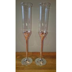 Champagne flutes from Vera Wang