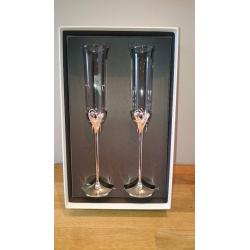 Champagne flutes from Vera Wang