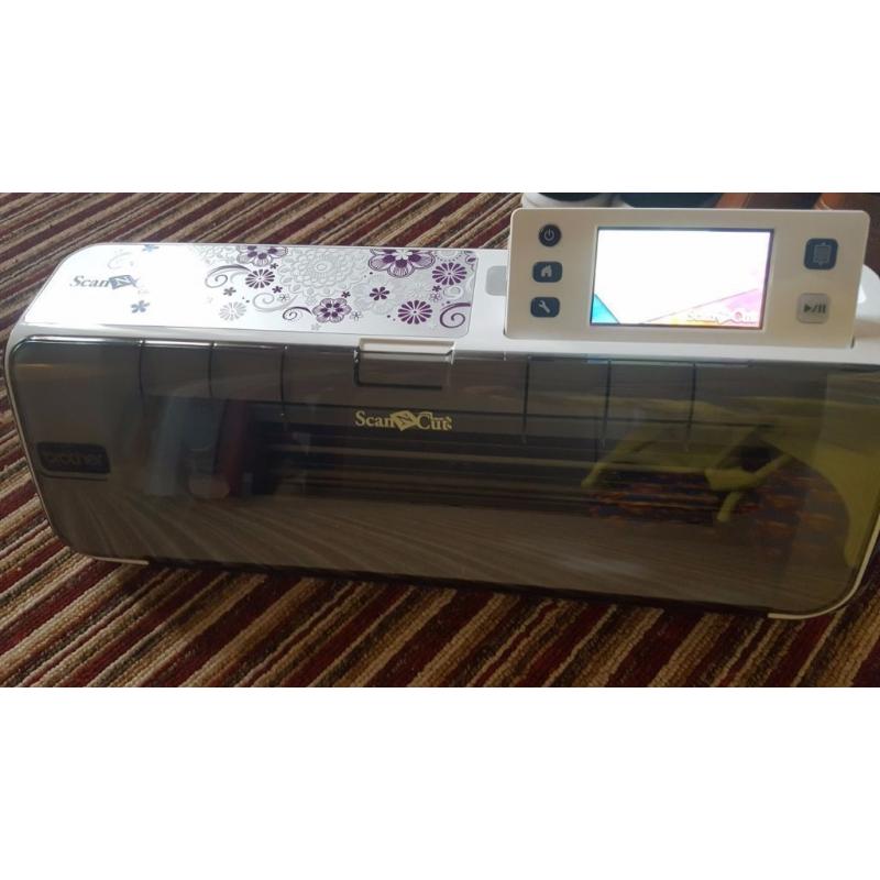 Brother Scan 'n' Cut, CM600, 6 months old, loads of extras, used twice, ultimate digital die cutting