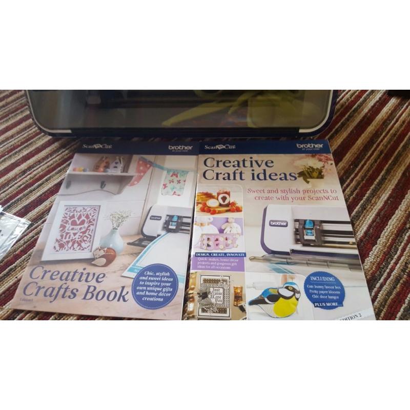Brother Scan 'n' Cut, CM600, 6 months old, loads of extras, used twice, ultimate digital die cutting