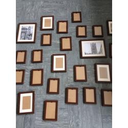 26 Wood Effect Plastic Photo Frames