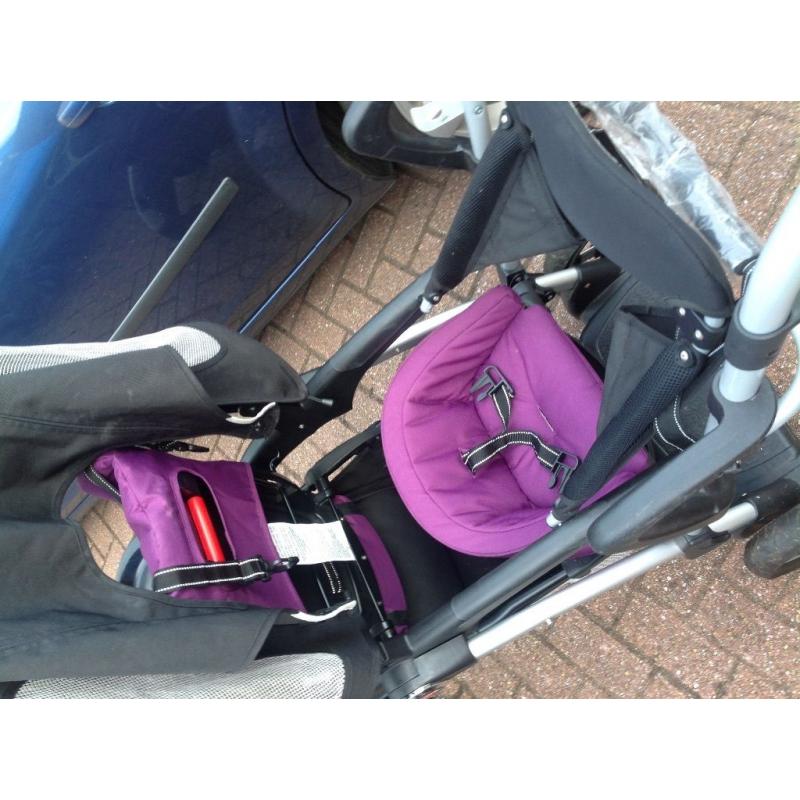 JOOVY Ergo Caboose double pushchair for sale