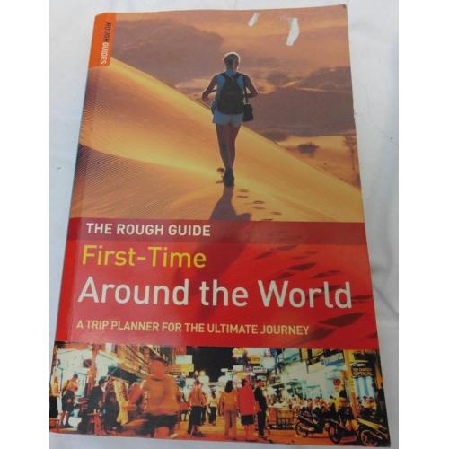 Rough Guide First Time Round the world budget travel book can send
