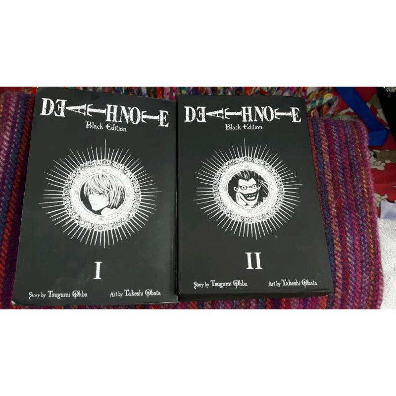 MANGA Death Note Black Edition 1 and 2