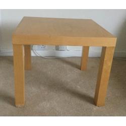 Small wooden table