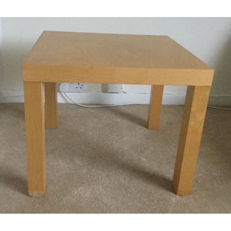 Small wooden table
