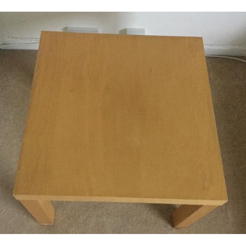 Small wooden table