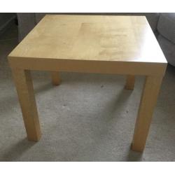 Small wooden table