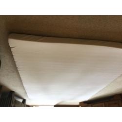 Dunelm memory foam mattress topper moulds to your body for excellent support
