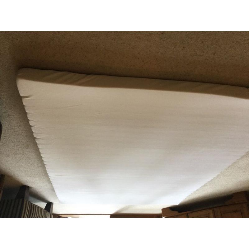 Dunelm memory foam mattress topper moulds to your body for excellent support