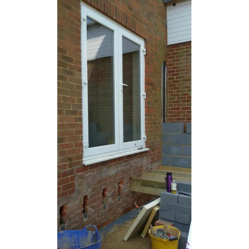 patio french doors p v c