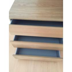 IKEA MALM chest of 3 drawers