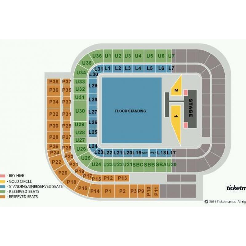 Beyonce tickets x3