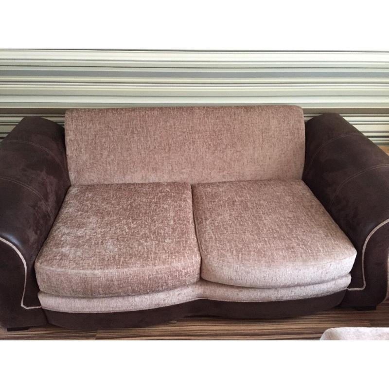 DFS 2 SEATER SOFA BED & 4 LARGE SEATER