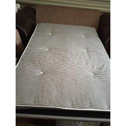 DFS 2 SEATER SOFA BED & 4 LARGE SEATER