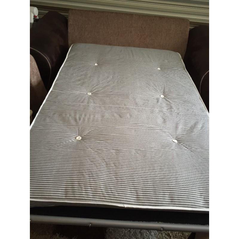 DFS 2 SEATER SOFA BED & 4 LARGE SEATER