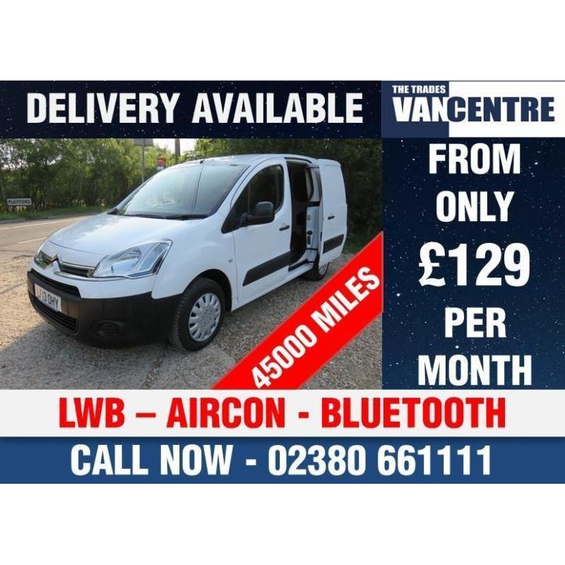 CITROEN BERLINGO 1.6 HDI L2 750 LX TWIN SIDE LOADING DOOR AIR CON BLUETOOTH
