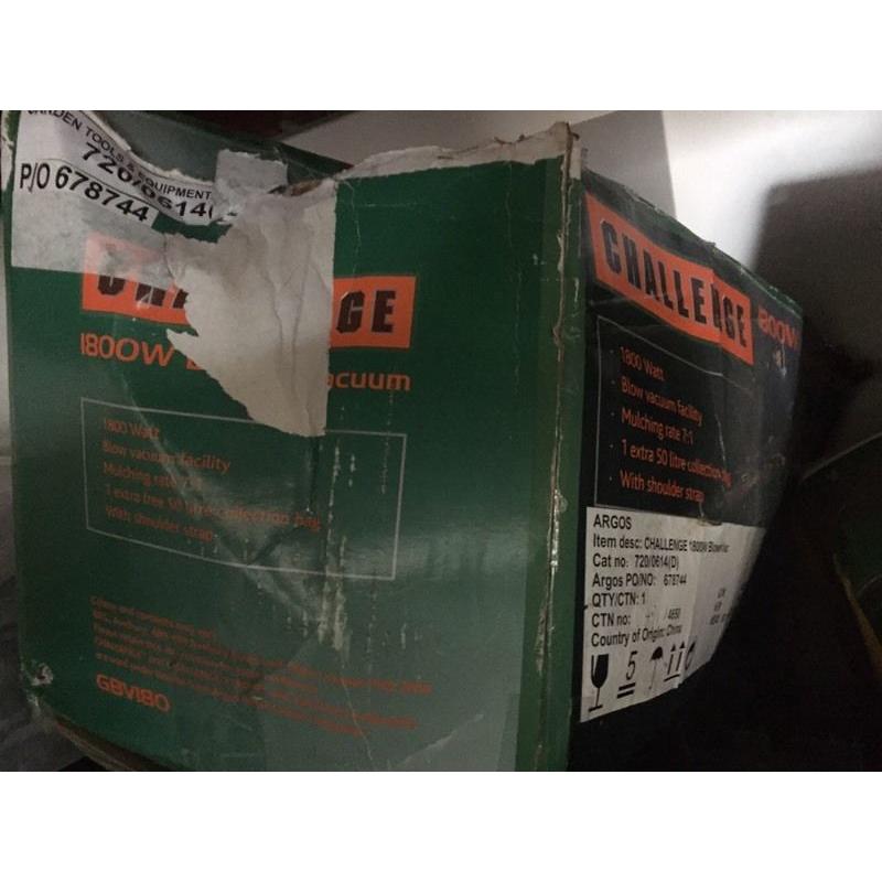 Challenge leaf blower & vacuum 1800W brand new