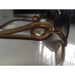 Dior brown and purple sunglasses