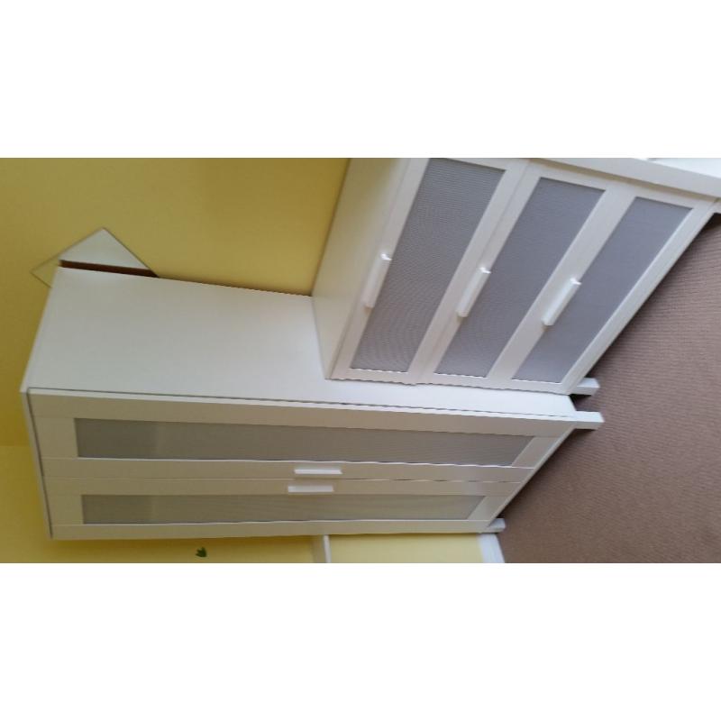 Ikea wardrobe & matching drawers