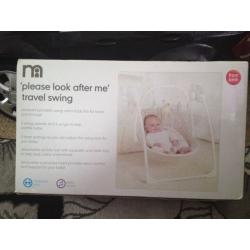 Baby travel swing