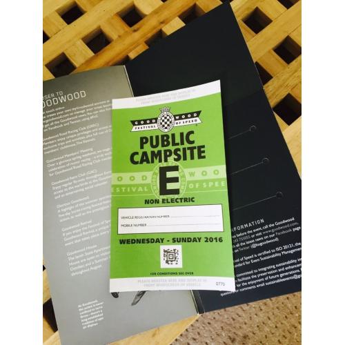 Goodwood Festival Of Speed - Camping Ticket
