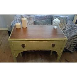 Shabby chic solid oak vintage dressing table