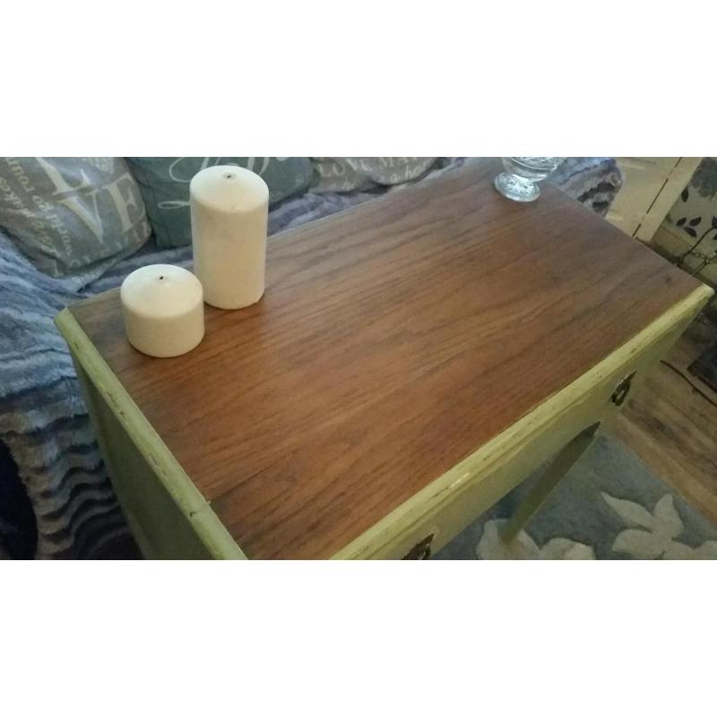 Shabby chic solid oak vintage dressing table