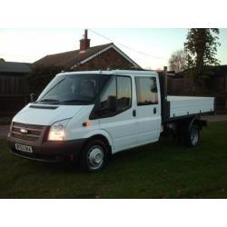 Ford Transit double cab tipper 125 t350 LWB