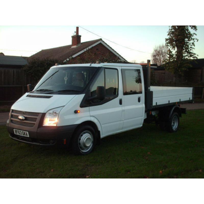 Ford Transit double cab tipper 125 t350 LWB