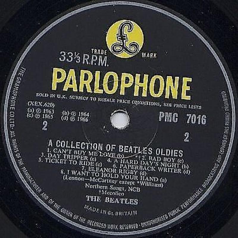 Beatles - A Collection Of Beatles Oldies - Original 1st Press 1966 UK MONO Flipback Parlophone LP