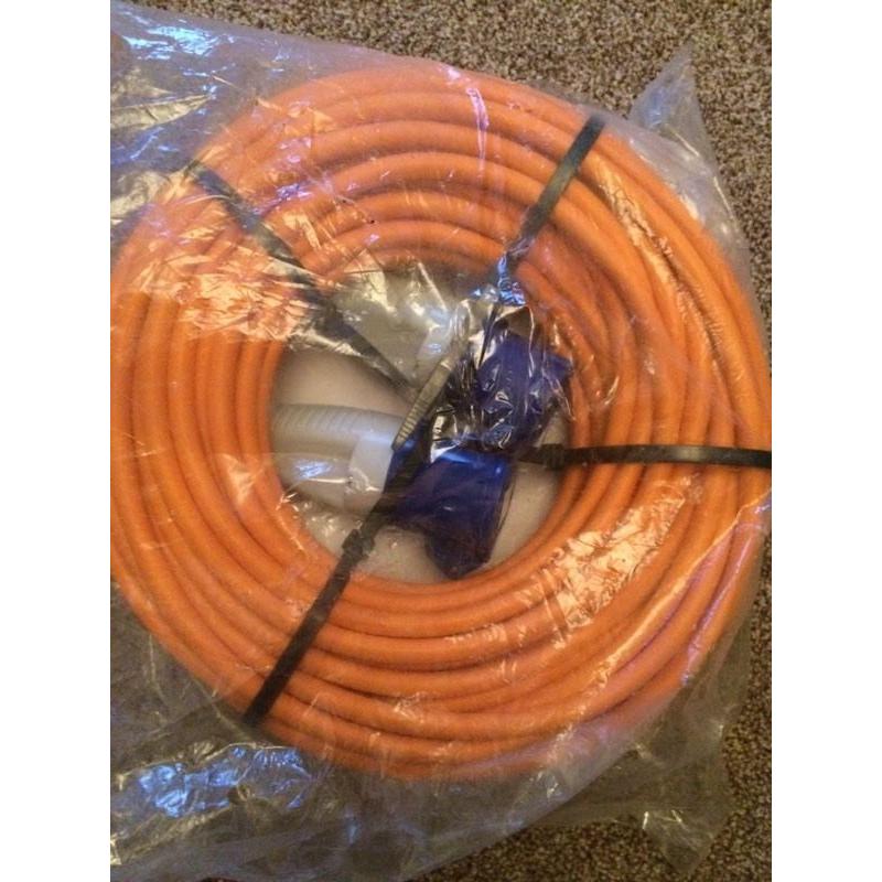 25m Heavy Duty electric hook up for caravan