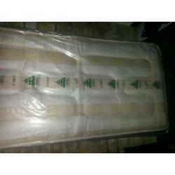 NEW SINGLE 3FT DIVAN BED WITH DEEP QUILTED MATTRESS