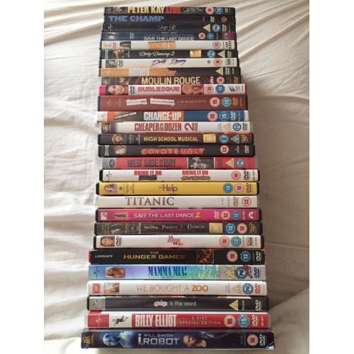 Joblot DVD's great condition