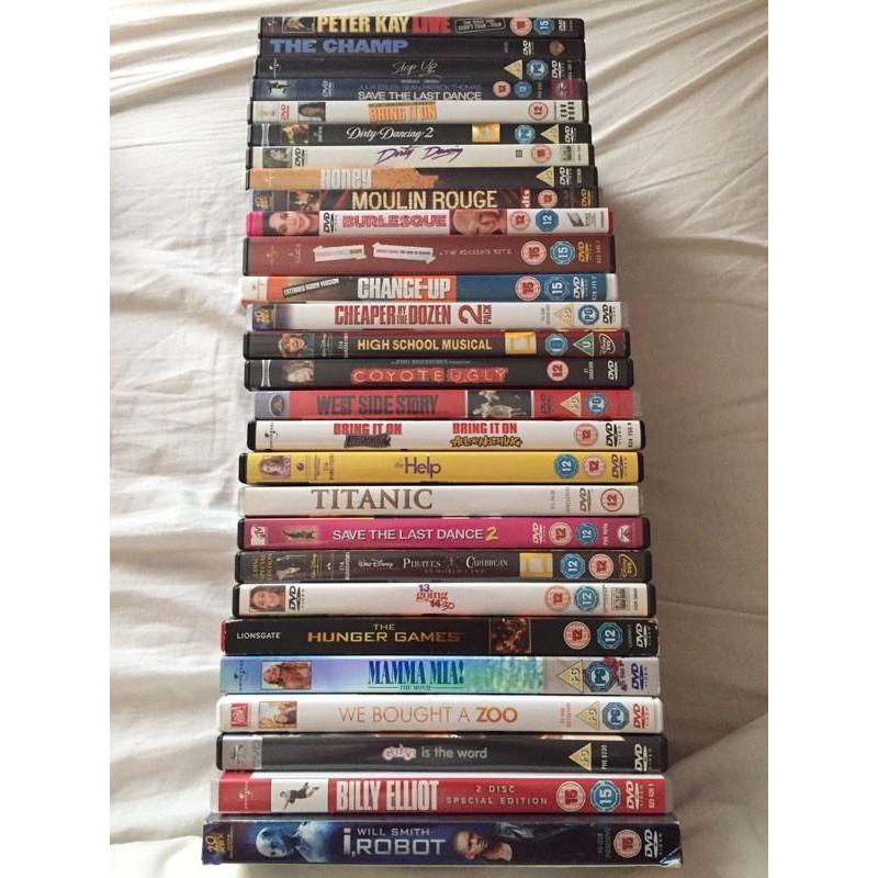 Joblot DVD's great condition