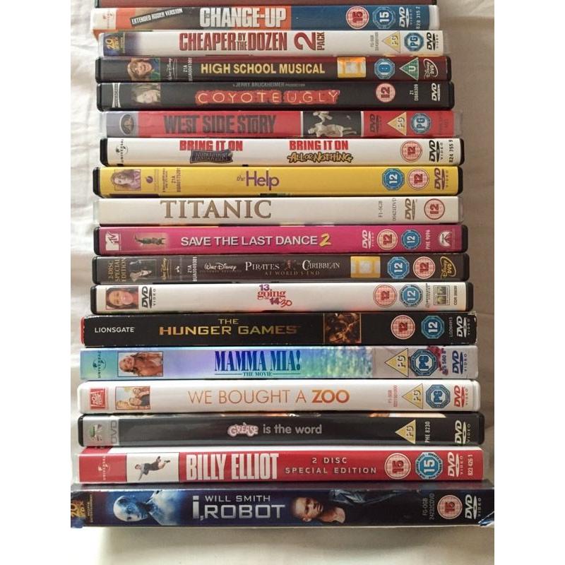 Joblot DVD's great condition