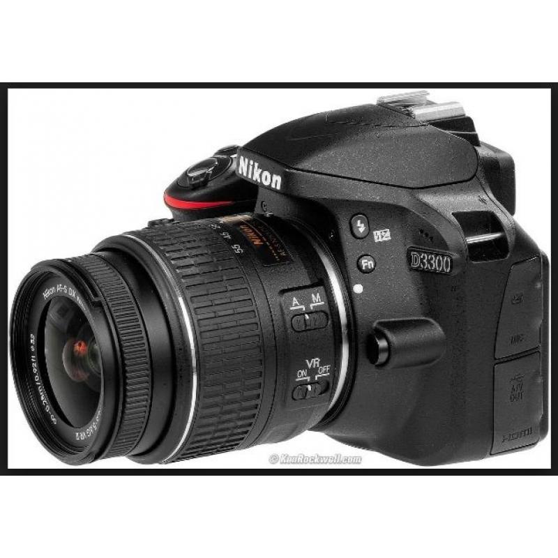 Nikon D3300 Digital camera+18-55 lens+16GB Memory Card in Excellent condition