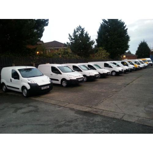 DEREK STANEX SELECTION OF SMALL VANS IN STOCK,NEMOS,BERLINGOS,PARTNERS,KANGOOS,