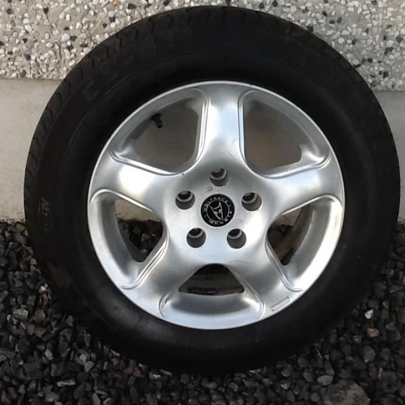 15INCH 5/112 VW WOLFRACE ALLOY WHEELS WITH TYRES FIT AUDI SEAT SKODA ETC