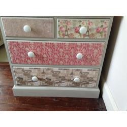 Beautiful Shabby Chic Dressing Table Chest of Drawers