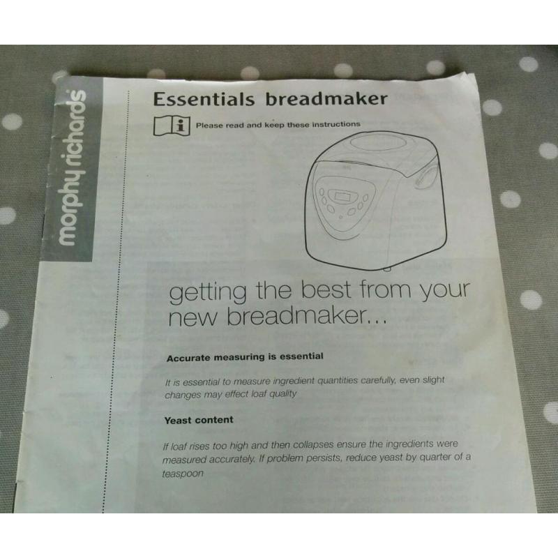 Morphy Richards Bread Maker