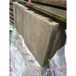 Patio slabs new and unused