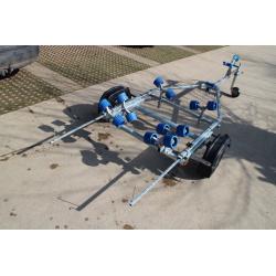 Brand new 350kg trailer for rib rigid inflatable, sailing, power boat. 24 months warranty inc VAT