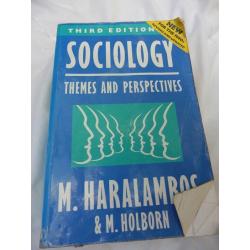Sociology Themes & Perspectics study textbook 3rd edition Collins Haralambos book