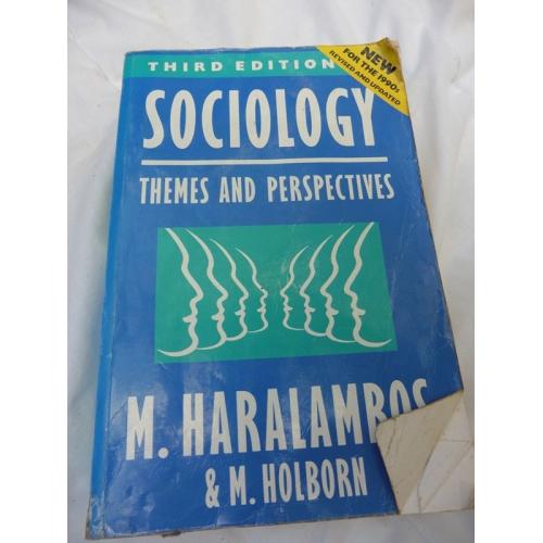 Sociology Themes & Perspectics study textbook 3rd edition Collins Haralambos book